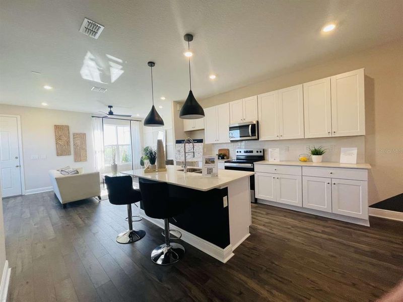 Furnished interior view inside a new home in , Winter Garden (Image 12).