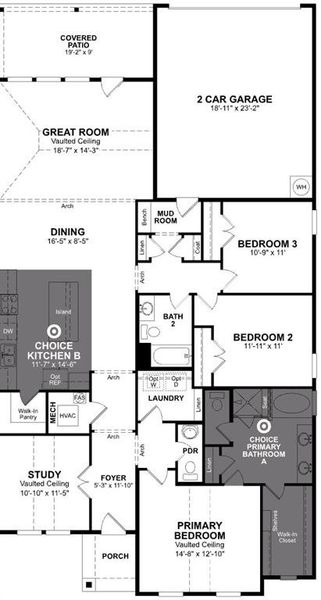 Beazer Homes Goodland Tahoe plan