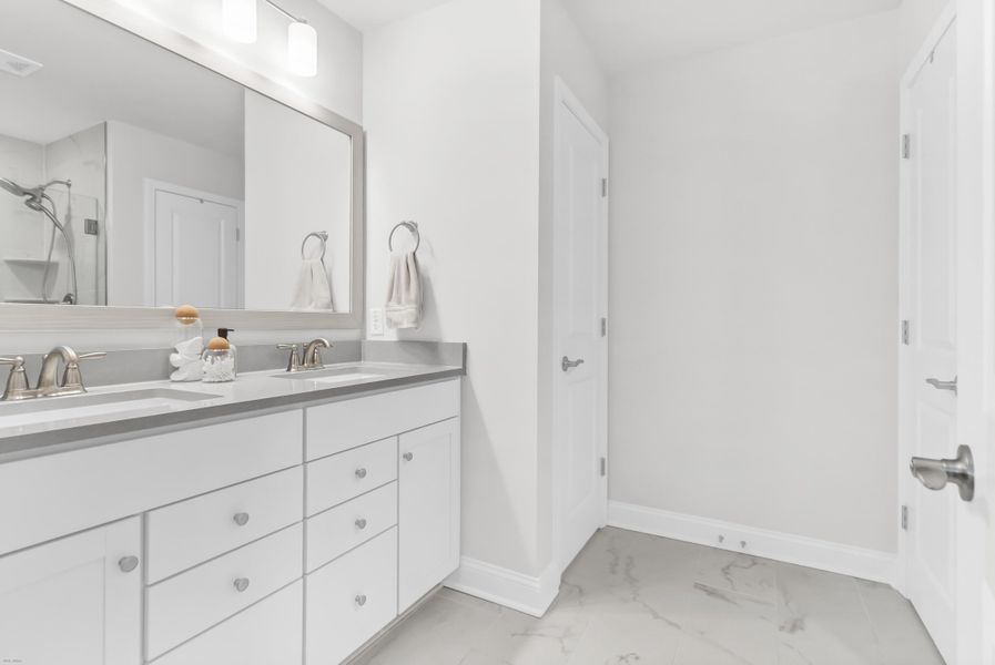Furnished interior view inside a new home in Sea Island Preserve, Johns Island (Image 28).