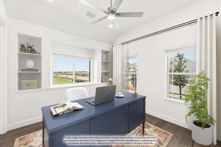 Furnished interior view inside a new home in Chaparral Park, Oak Point (Image 18).