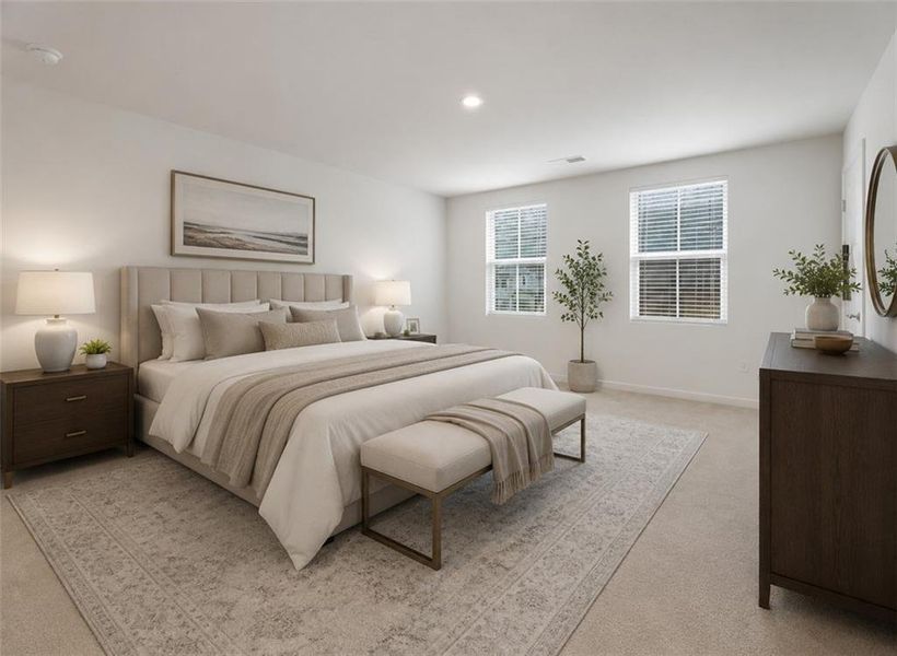 Furnished interior view inside a new home in , Winston (Image 4).