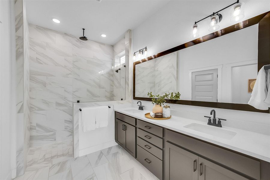 Furnished interior view inside a new home in , Cypress (Image 18).