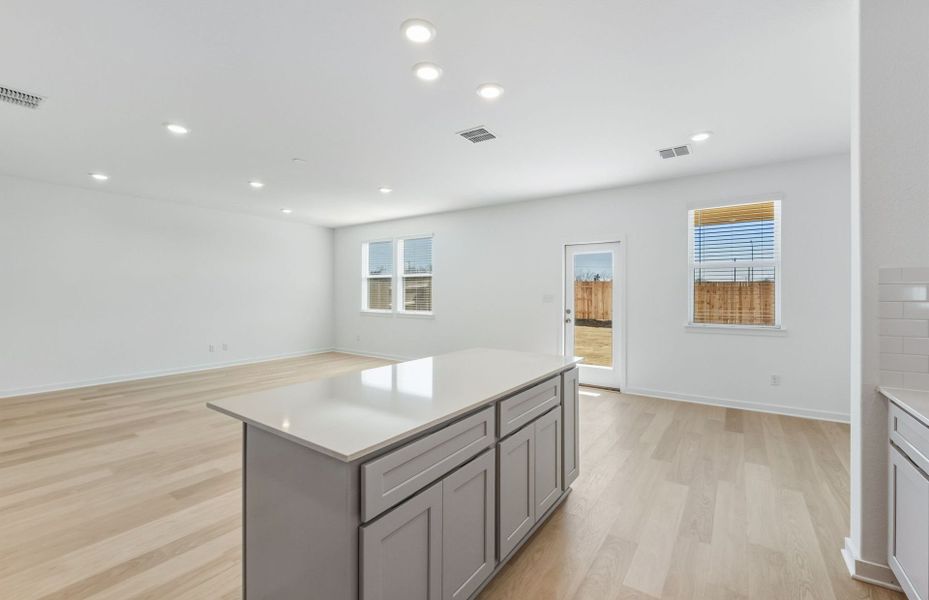 Furnished interior view inside a new home in Sunfield, Buda (Image 8).