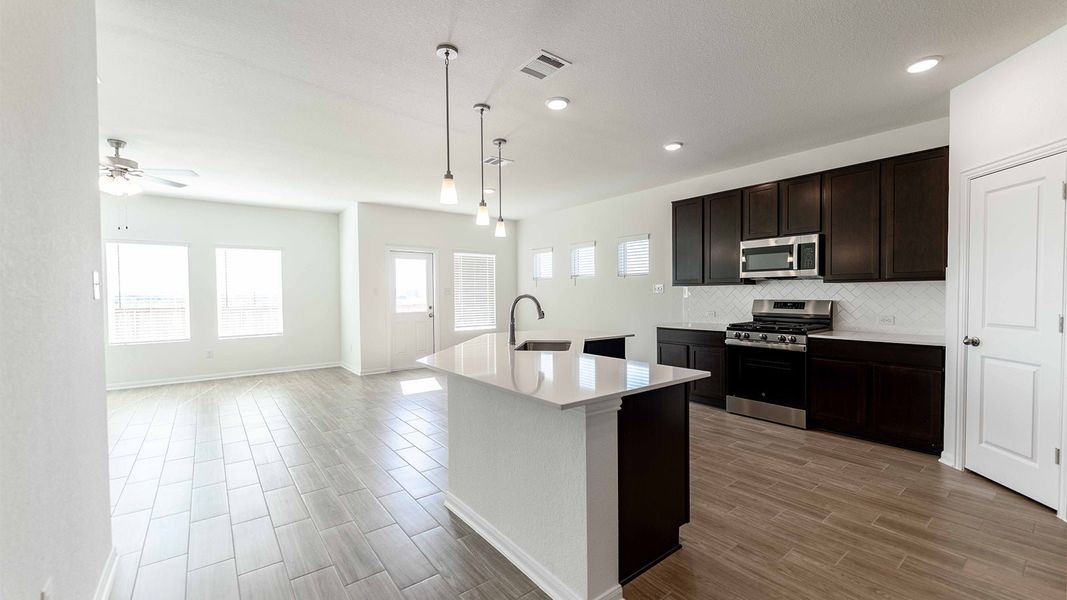 Furnished interior view inside a new home in Briarwood, Elgin (Image 8).
