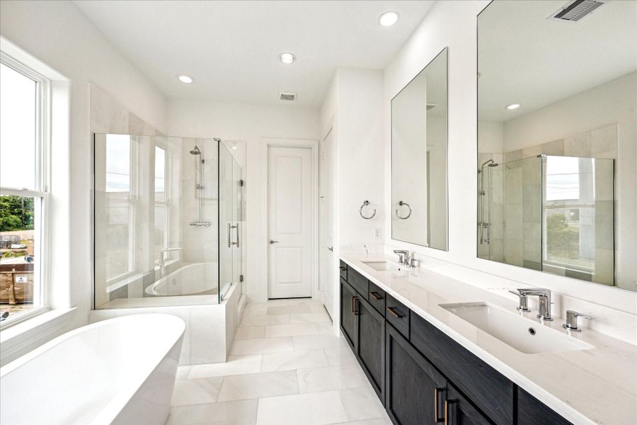 Furnished interior view inside a new home in Timbergrove Green, Houston (Image 6).