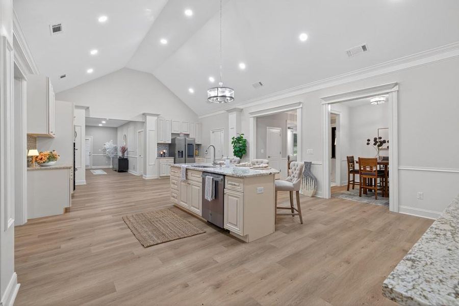 Furnished interior view inside a new home in , Oxford (Image 6).