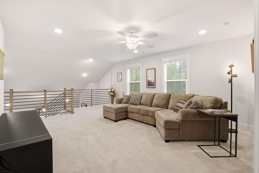 Furnished interior view inside a new home in , Summerville (Image 17). Furnished interior view inside a new home in , Summerville (Image 17).