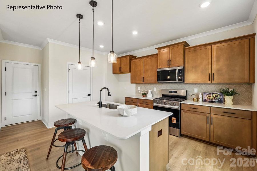 Furnished interior view inside a new home in Avalon of Gastonia, Gastonia (Image 16).