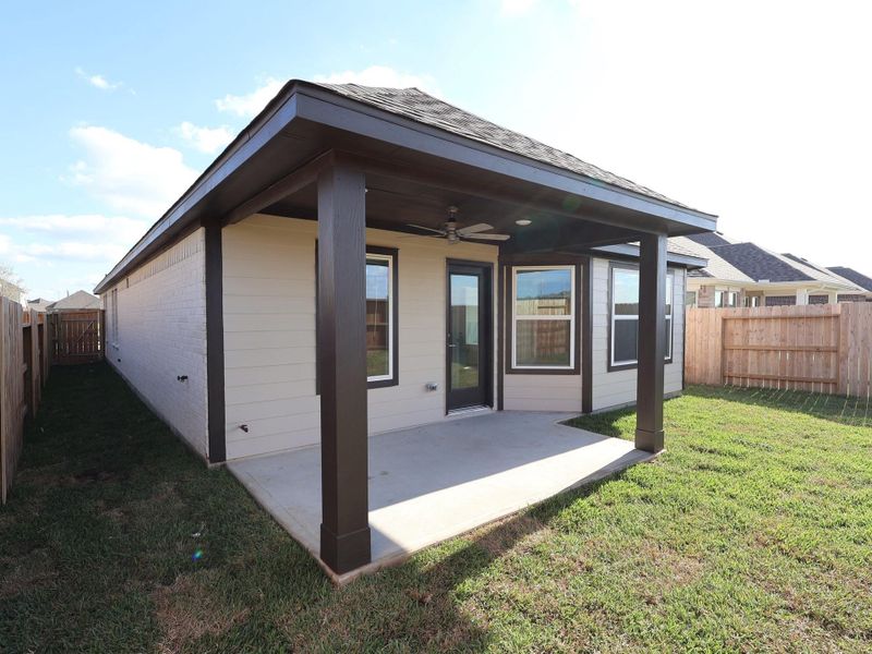 Exterior details and patio area of a home in Marvida, Cypress (Image 3). Exterior details and patio area of a home in Marvida, Cypress (Image 3).
