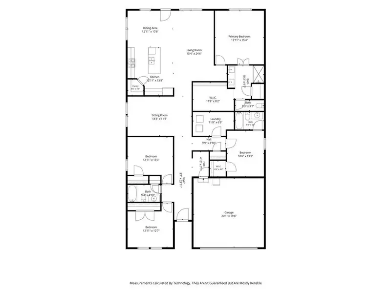 2D floor plan layout of this home in Lakehaven - Signature Series, Farmersville, TX (Image 4). 2D floor plan layout of this home in Lakehaven - Signature Series, Farmersville, TX (Image 4).