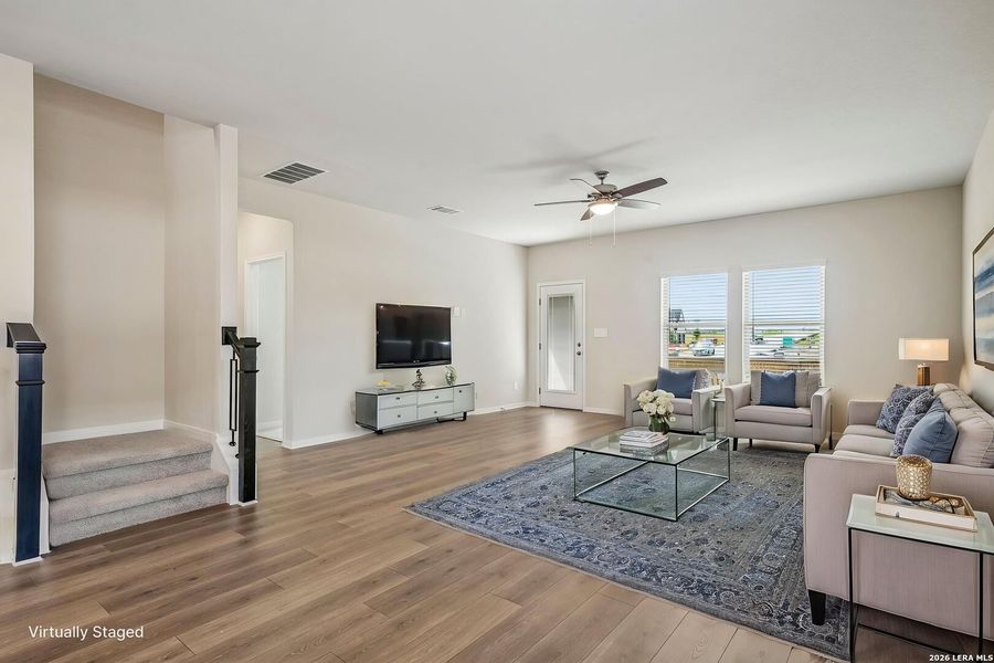 Furnished interior view inside a new home in Arcadia Ridge - Premier Series, San Antonio (Image 10).