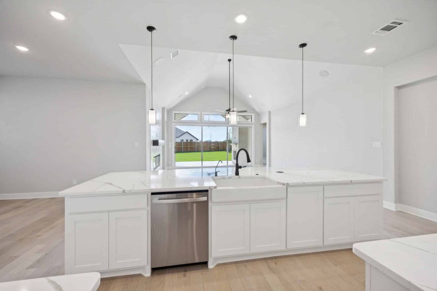 Furnished interior view inside a new home in Lakeview Heights, Azle (Image 10).