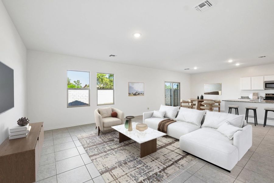 Representative furnished interior of a home built from the Eclipse by Starlight Homes in Casteel, Bethlehem (Image 3).