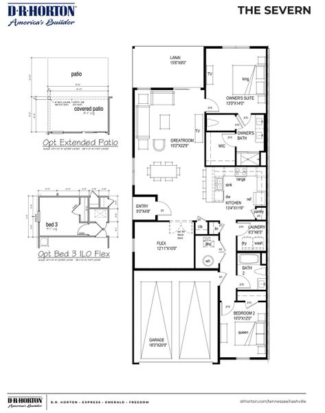 2D floor plan layout of this home in Nexus South, Gallatin, TN (Image 4). 2D floor plan layout of this home in Nexus South, Gallatin, TN (Image 4).
