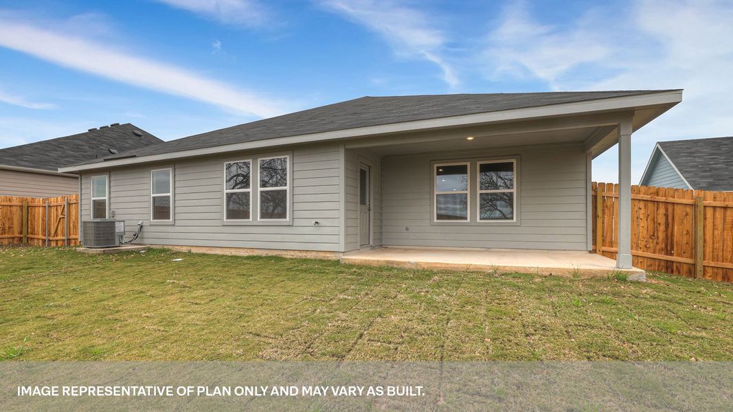 Representative exterior details of a home built from the The Courtland by D.R. Horton in Sonoma Oaks, Fredericksburg (Image 3).