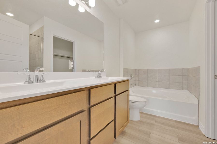 Furnished interior view inside a new home in , Converse (Image 4).