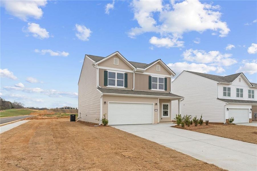 Front exterior of a new home in , Rockmart, GA, highlighting curb appeal (Image 2). Front exterior of a new home in , Rockmart, GA, highlighting curb appeal (Image 2).