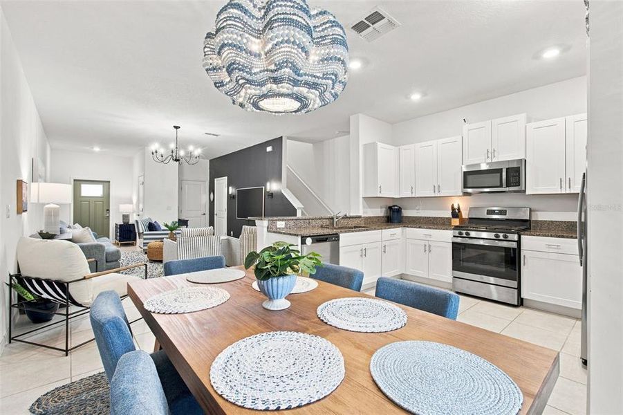 Furnished interior view inside a new home in , New Port Richey (Image 9).