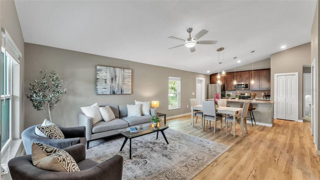 Furnished interior view inside a new home in , Bartow (Image 8). Furnished interior view inside a new home in , Bartow (Image 8).