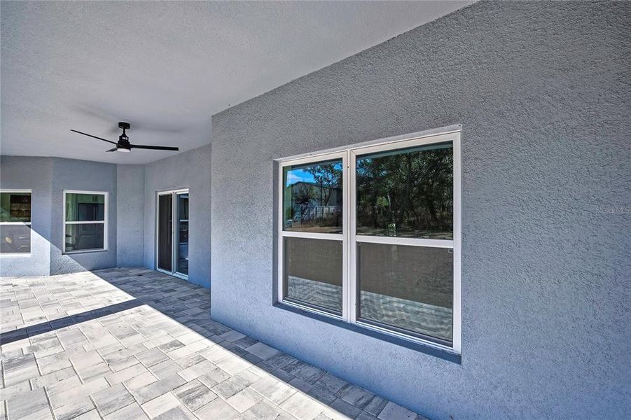 Exterior details and patio area of a home in , Weeki Wachee (Image 28).