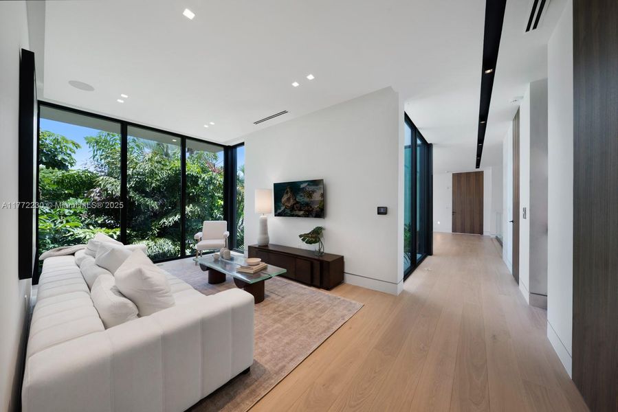 Furnished interior view inside a new home in , Miami Beach (Image 21). Furnished interior view inside a new home in , Miami Beach (Image 21).