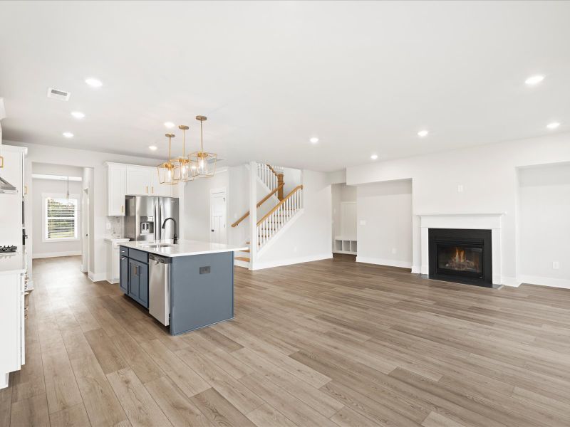 Furnished interior view inside a new home in Cedar Shoals - Signature Collection, Piedmont (Image 3).
