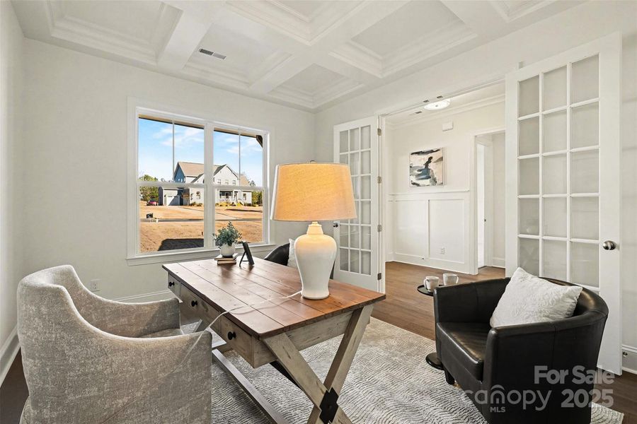 Furnished interior view inside a new home in Shepherds Trace, Clover (Image 9).