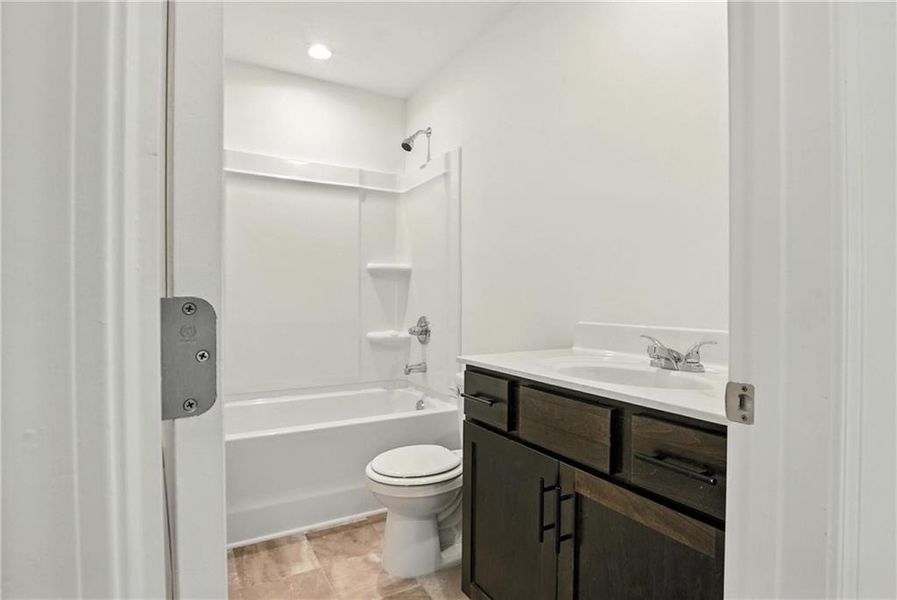 Furnished interior view inside a new home in Castleberry Pointe, Dawsonville (Image 10).