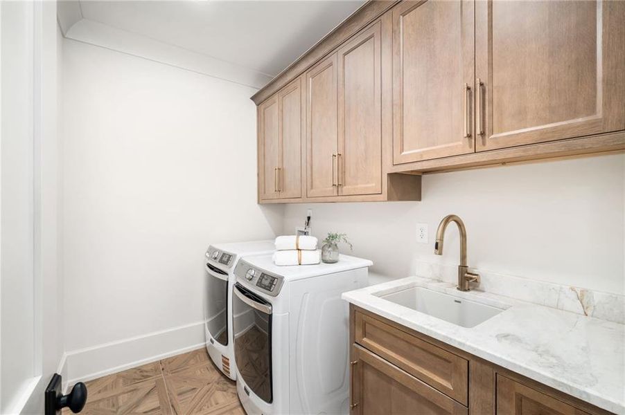 Furnished interior view inside a new home in , Alpharetta (Image 37).