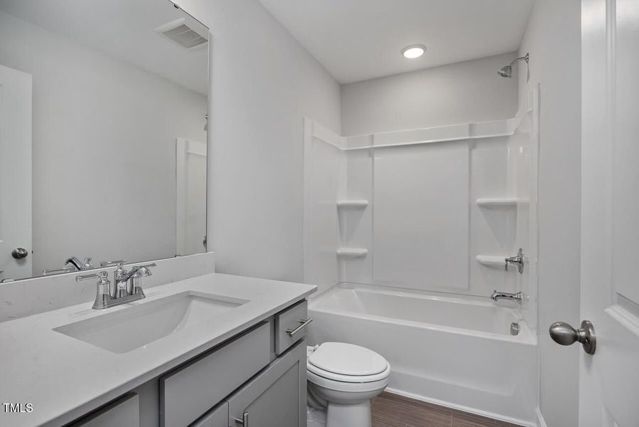 Furnished interior view inside a new home in Tobacco Road, Angier (Image 10).