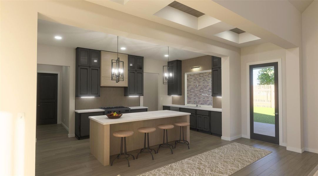 Furnished interior view inside a new home in , College Station (Image 6).