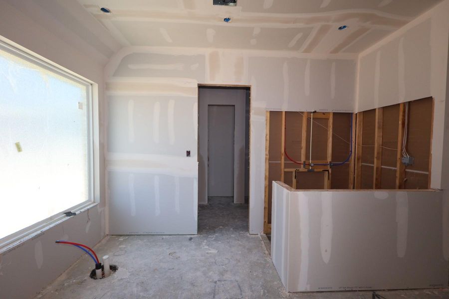 In-progress construction of a new home in Dunham Pointe, Cypress, TX (Image 25).
