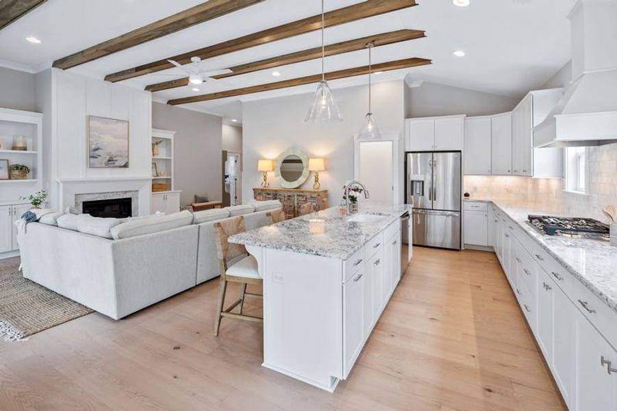 Furnished interior view inside a new home in Riverside Cove, Wilmington (Image 19). Furnished interior view inside a new home in Riverside Cove, Wilmington (Image 19).