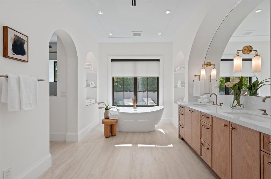 Furnished interior view inside a new home in , Delray Beach (Image 11).