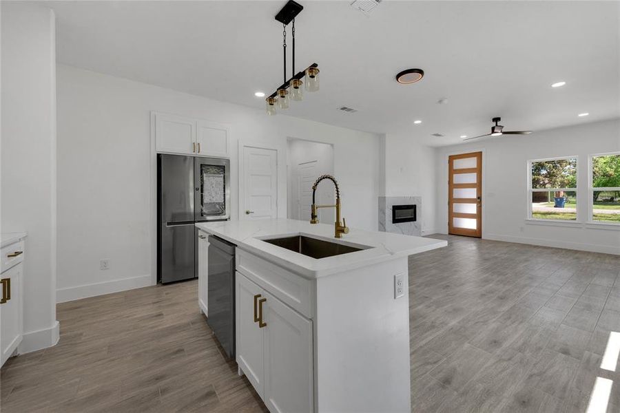 Furnished interior view inside a new home in , Valley View (Image 8). Furnished interior view inside a new home in , Valley View (Image 8).