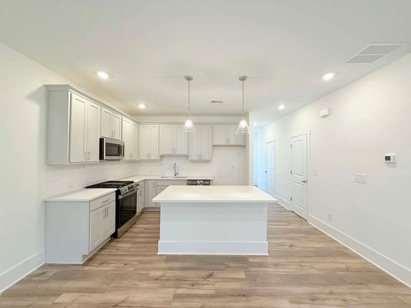 Kitchen featuring Milan Collection Finishes