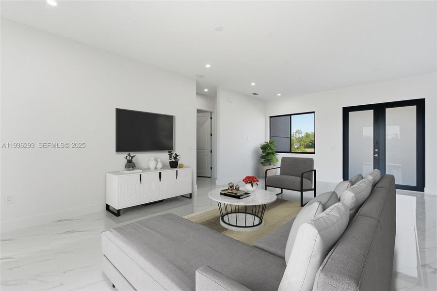 Furnished interior view inside a new home in , Cape Coral (Image 6).