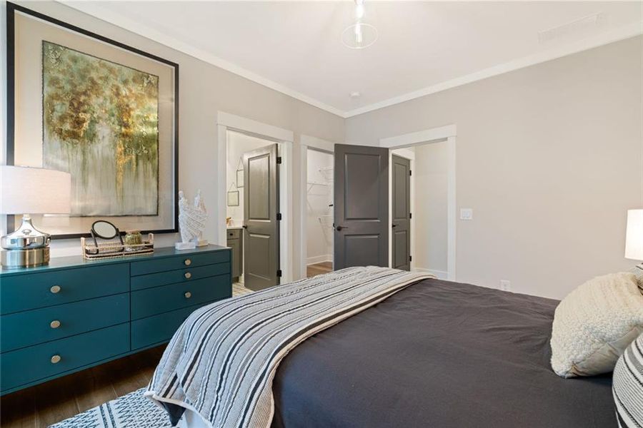 Furnished interior view inside a new home in Soleil Belmont Park, Canton (Image 13).