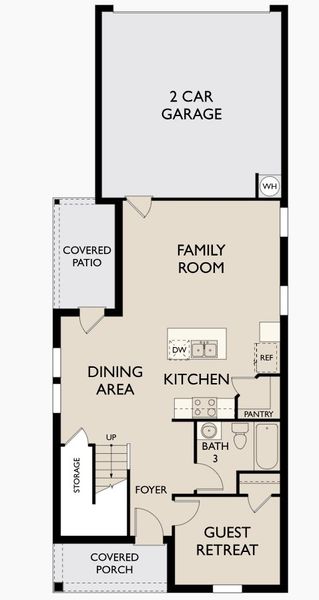 2D floor plan layout for the Lyon by Starlight Homes in Hawks Run, Kissimmee, FL (Image 5). 2D floor plan layout for the Lyon by Starlight Homes in Hawks Run, Kissimmee, FL (Image 5).