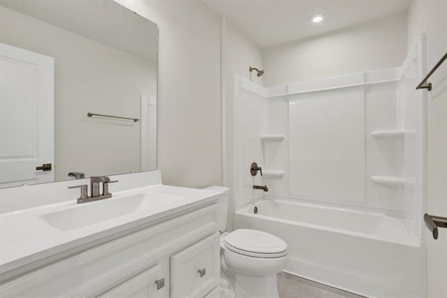 Furnished interior view inside a new home in Cobblestone at East Argent, Hardeeville (Image 9).
