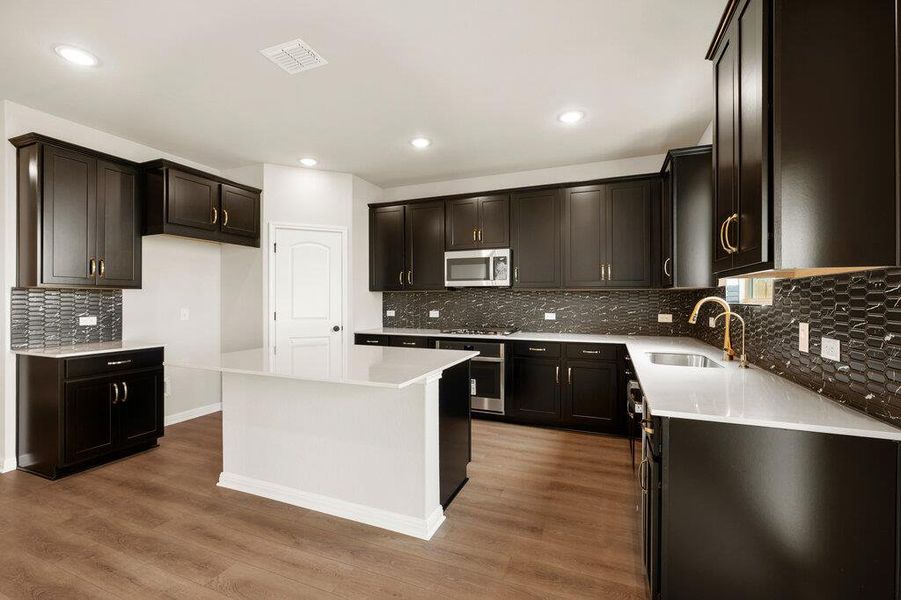 Furnished interior view inside a new home in Patterson Ranch, Georgetown (Image 12). Furnished interior view inside a new home in Patterson Ranch, Georgetown (Image 12).