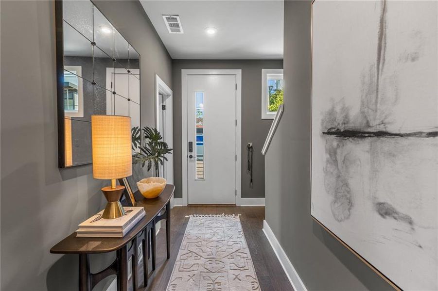 Furnished interior view inside a new home in The Harman, Atlanta (Image 23).