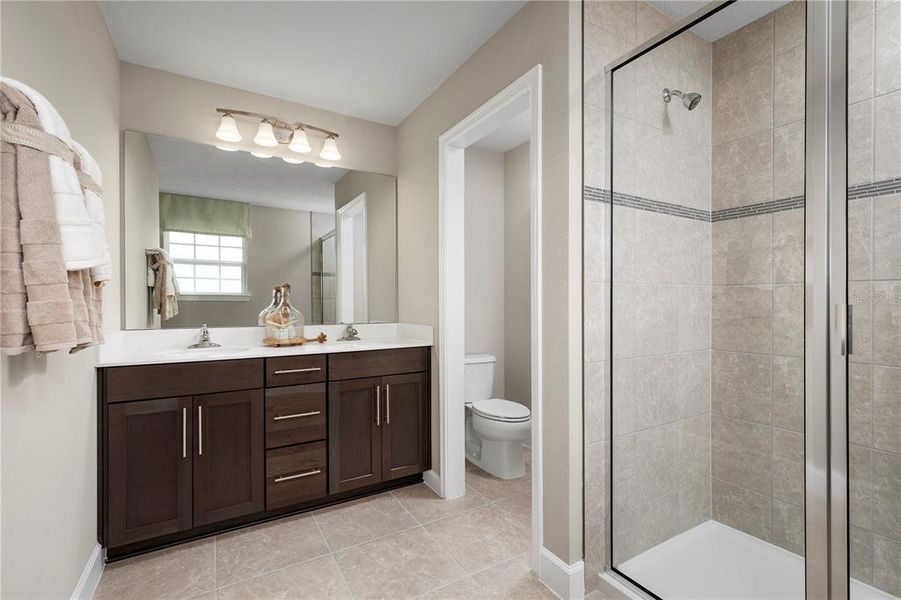Furnished interior view inside a new home in Cedar Landings Townhomes, Leesburg (Image 8).