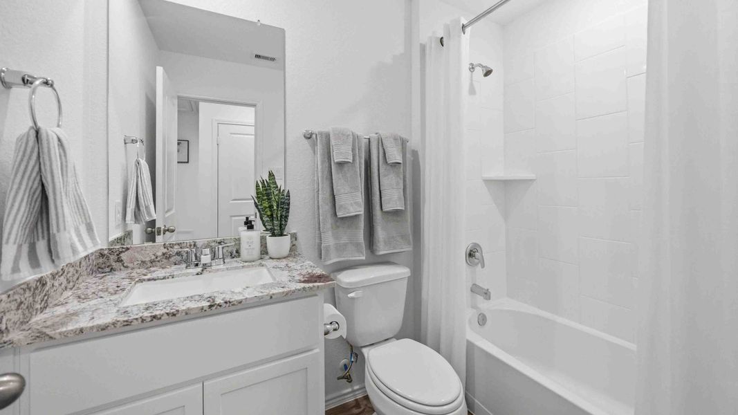 Furnished interior view inside a new home in Pineapple Square, Houston (Image 5).