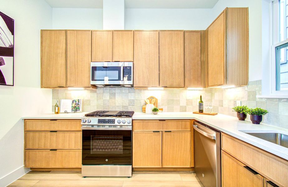Furnished interior view inside a new home in , Houston (Image 18).