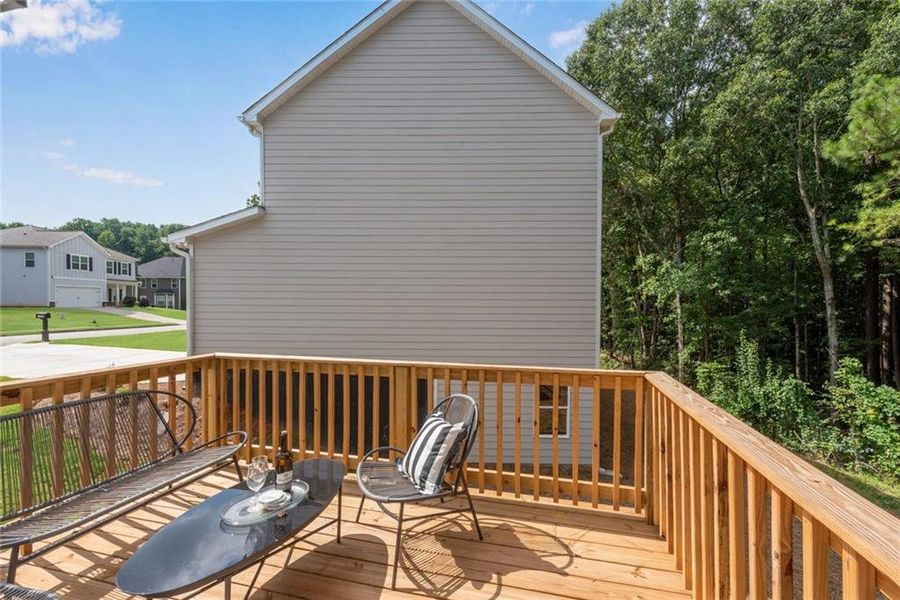 Exterior details and patio area of a home in , Ellenwood (Image 4). Exterior details and patio area of a home in , Ellenwood (Image 4).