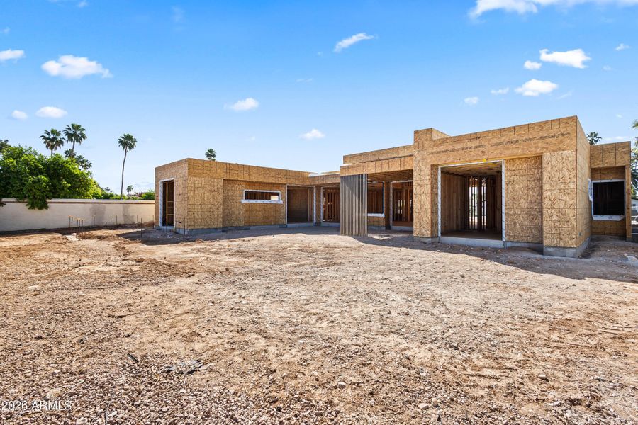 MEDIA RM_ 4TH BDRM + PATIO & BACKYARD