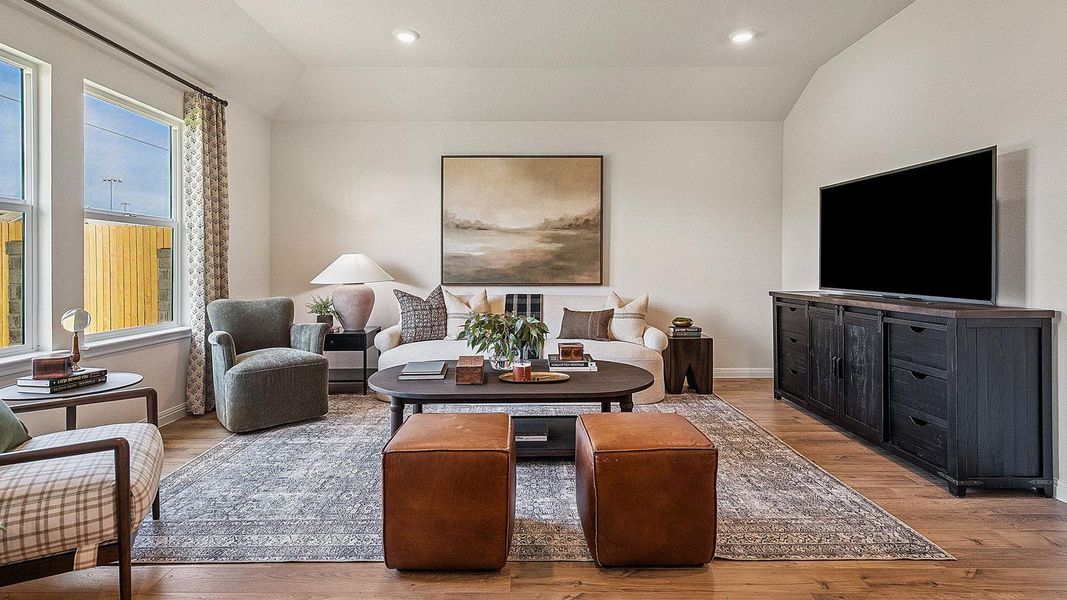 Furnished interior view inside a new home in Thunder Rock, Marble Falls (Image 26).