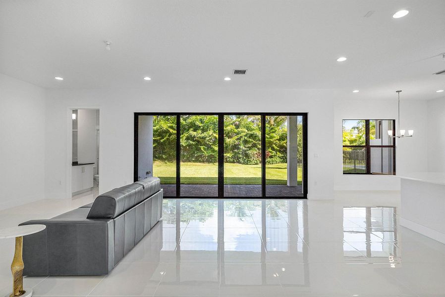 Furnished interior view inside a new home in Lotus Edge, Boca Raton (Image 5).
