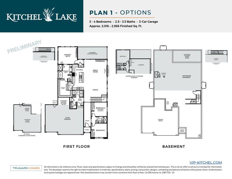 Kitchel Lake Plan 1 Floor Plan